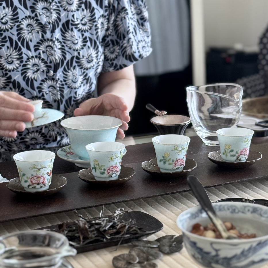 蓋碗を使った中国茶の淹れ方（六本木の中国茶会）