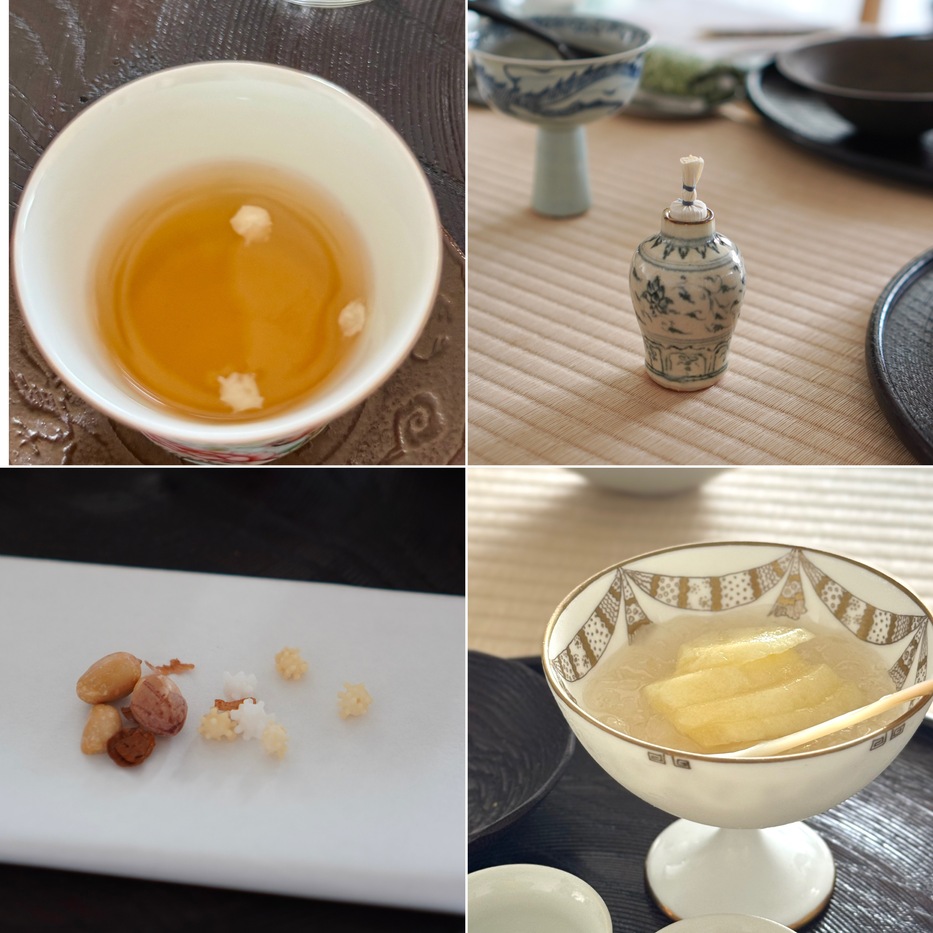 中国茶会のお菓子と振出